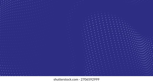Los puntos de semitono azul desdibujan la textura de fondo del patrón de degradado.