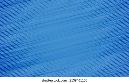 Medio tono azul, punteado, fondo de línea. Textura o patrón de gradiente abstracto. Ilustración de diseño del vector