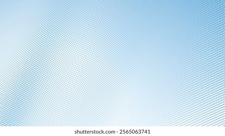 Blue halftone gradient abstract background for backdrop or presentation