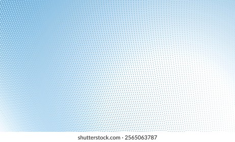 Blue halftone gradient abstract background for backdrop or presentation