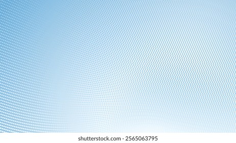 Blue halftone gradient abstract background for backdrop or presentation