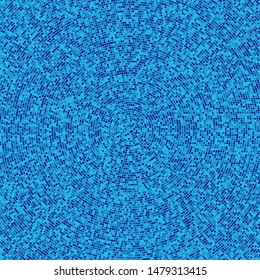 blue halftone hexagon pattern. abstract dots background