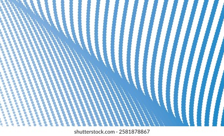 Blue halftone pattern abstract background for fabric style