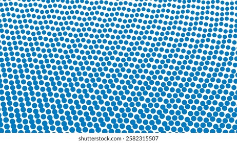 Blue halftone pattern abstract background for fabric style