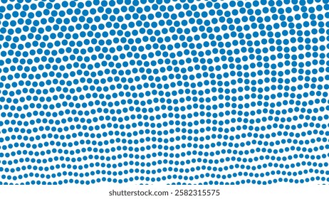 Blue halftone pattern abstract background for fabric style