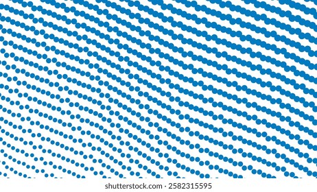 Blue halftone pattern abstract background for fabric style