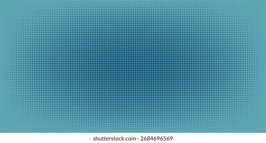 Blue Halftone Pattern Background With Dot Texture For Digital Design And Abstract Visuals
