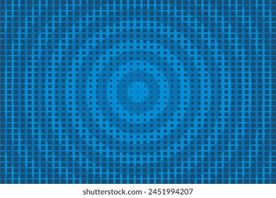 Blue halftone retro art background.