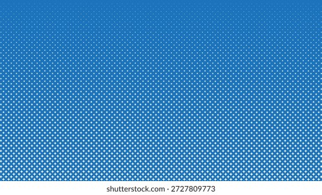  Blue halftone star shape background with central copy space layout
