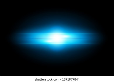 Blue halo light effect With spark Transparent light effect Explosion vector