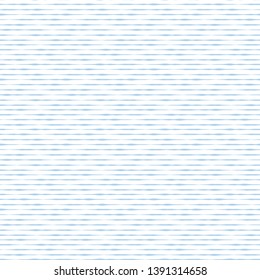 Blue hand drawn horizontal stripes seamless vector background