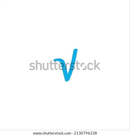 Blue hand drawn lines tic or tic mark hand drawn sketch shapes vector
