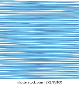 Blue Hand Drawn Straight Lines Vector Background