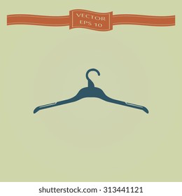 Blue Hanger - Vector icon