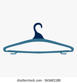 Blue Hanger - Vector icon