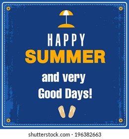 blue happy summer