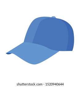 Blue Hat Cap Illustration Emoji Vector