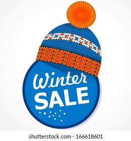 blue hat sticker