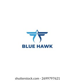 DISEÑO DE LOGOTIPOS DE HALCÓN AZUL IDEA.eps