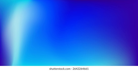Blue HD presentation or video bg. Royal blue gradient mesh bg. Silk or velvet pattern. Luxury abstract vector wallpaper  Premium electric hue background. Y2k holo aquamarine and green shades gradient