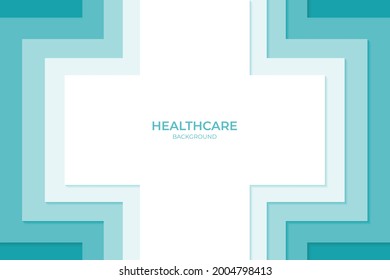 Blue healthcare and medical science background Free Vector