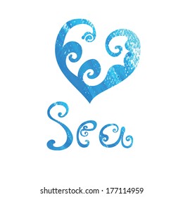 blue heart 