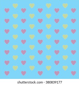 blue and heart