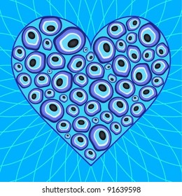 Blue Heart amulet.