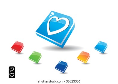blue heart icon