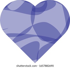 blue heart icon on white background