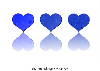 blue hearts