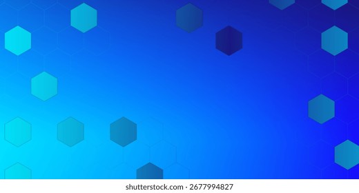 fundo de hexágono azul.eps 10 vetor