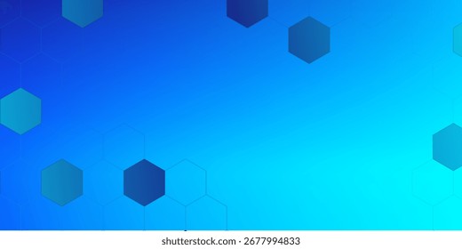 blue hexagon background.eps 10 vector