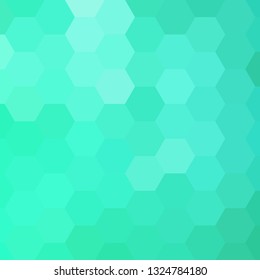 blue hexagon background. polygonal style