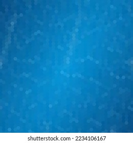 Blue hexagon background. Presentation template. Vector background.