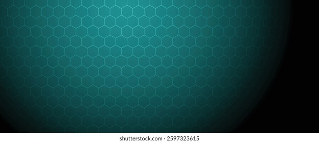 Blue hexagon background vector illustration. 