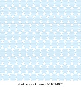 Blue Hexagon Beehive Pattern