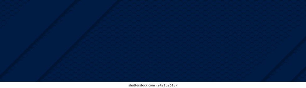 blue hexagon material modern background