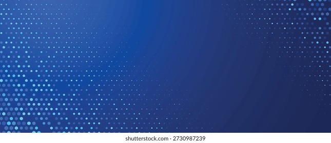 Fondo de textura hexagonal azul abstracto brillante hexagonal