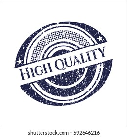 Blue High Quality rubber grunge texture seal