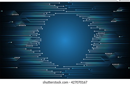 blue high tech circuit board