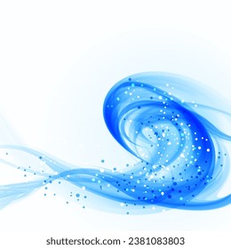 blue high wave, gentle background