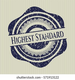 Blue Highest Standard rubber texture