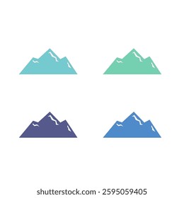 BLUE HILLS SIGN SYMBOL LOGO VECTOR ISOLATED ON WHITE

