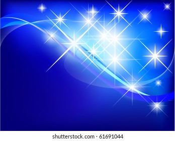 Blue holiday background