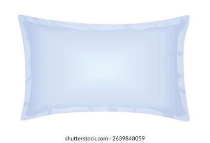 Blue  home cushion. vector illustration	