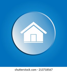 blue home icon