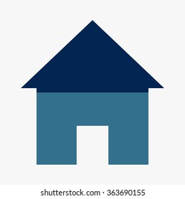 Blue Home icon