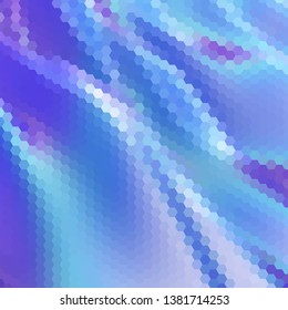 blue Honeycomb Abstarct Background,  Geometric Pattern.