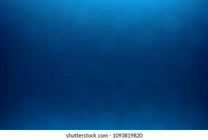 Blue honeycomb abstract background. Wallpaper and texture concept. Minimal theme.